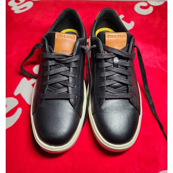 Cole Haan Men’s Grand Crosscourt Modern Craft Sneakers Black/Tan Size 10M... - Picture 1 of 15